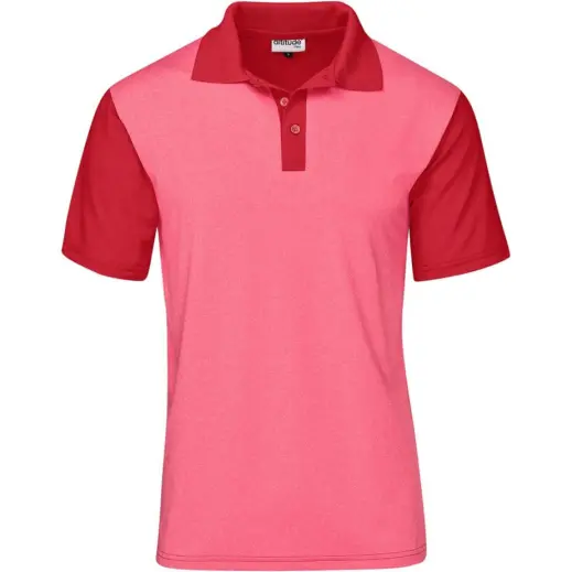 Mens Crossfire Golf Shirt Red